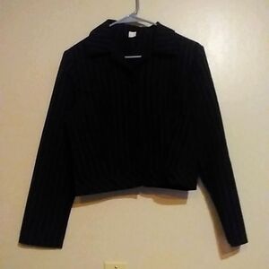 RAG, 10, black, white pinstripe